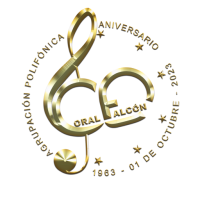 LOGO 60 ANIVERSARIO CORAL FALCÓN